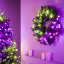 Twinkly Προφωτισμένο Στεφάνι 50 RGB LED, Πράσινο καλώδιο, Βύσμα τύπου C, 60 cm