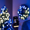 Twinkly Προφωτισμένο Στεφάνι 50 RGB LED, Πράσινο καλώδιο, Βύσμα τύπου C, 60 cm