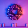 Twinkly Προφωτισμένο Στεφάνι 50 RGB LED, Πράσινο καλώδιο, Βύσμα τύπου C, 60 cm