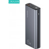 USAMS PB59 US-CD165 Power Bank 30000 mAh, 65 W, 2x QC3.0 + PD, μαύρο, με καλώδιο USB-C σε USB-C