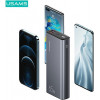 USAMS PB59 US-CD165 Power Bank 30000 mAh, 65 W, 2x QC3.0 + PD, μαύρο, με καλώδιο USB-C σε USB-C