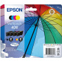 Epson 406 Umbrella C13T17G64010 Γνήσιο Πολυσυσκευασία Μελανιών 4 Χρωμάτων, 6 ml