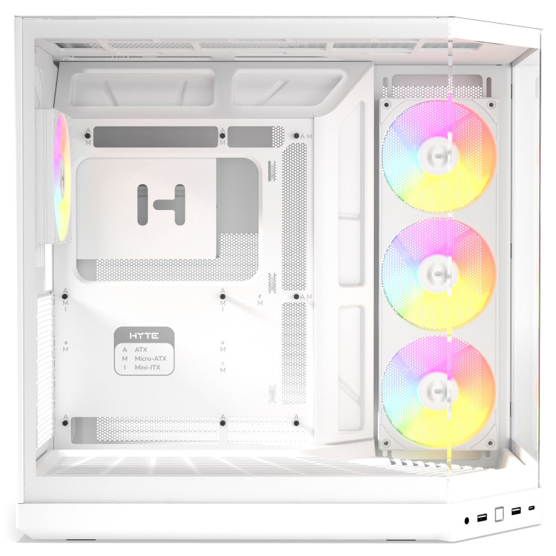 Κουτί υπολογιστή HYTE Y50 Snow White, λευκό, tempered glass x 3