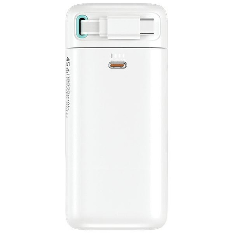 USAMS US-CD216 XMF Series Powerbank 18000 mAh, γρήγορη φόρτιση PD 45W, με καλώδιο USB-C, μαύρο