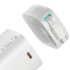 USAMS US-CD216 XMF Series Powerbank 18000 mAh, γρήγορη φόρτιση PD 45W, με καλώδιο USB-C, μαύρο