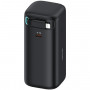 USAMS US-CD217 XMF Series Powerbank 18000 mAh, γρήγορη φόρτιση PD 45W, με καλώδιο Lightning, μαύρο