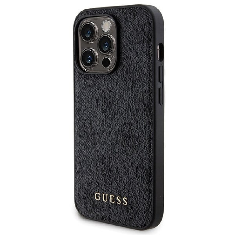 Guess GUBPM5P14X4GEMGK Apple iPhone 14 Pro Max Σκληρή Θήκη + 5000 mAh MagSafe Powerbank Σετ, 4G Metal Logo, μαύρο