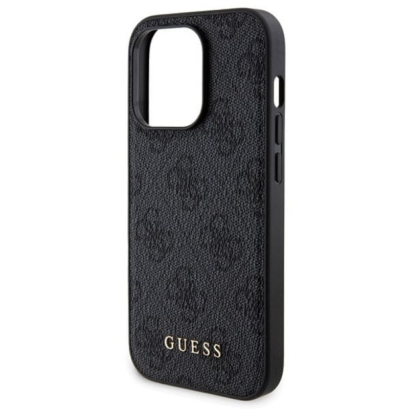 Guess GUBPM5P14X4GEMGK Apple iPhone 14 Pro Max Σκληρή Θήκη + 5000 mAh MagSafe Powerbank Σετ, 4G Metal Logo, μαύρο