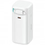 USAMS US-CD217 XMF Series Powerbank 18000 mAh, γρήγορη φόρτιση PD 45W, με καλώδιο Lightning, λευκό