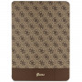 Θήκη Guess GUFCP12PS4SGW για Apple iPad Pro 12.9 (2020/2021/2022, 4η/5η/6η γενιά), 4G Stripe Allover, καφέ