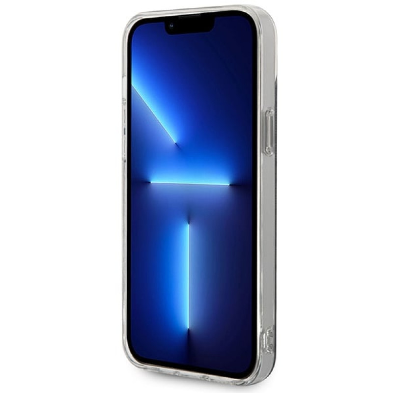 Guess GUBPP14SH4EACSK Θήκη σκληρή για Apple iPhone 14 + Ασύρματος φορτιστής, 4G Print, MagSafe, μαύρο