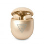 Guess GUTWST82TRD Ασύρματα TWS Ακουστικά In-Ear με Σταθμό Φόρτισης, Triangle Logo, Bluetooth 5.0, χρυσά