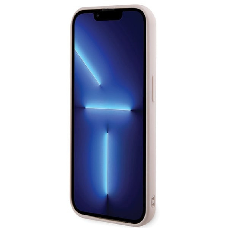 Karl Lagerfeld KLHCP15X3DMBKCP Θήκη Hardcase για Apple iPhone 15 Pro Max, 3D Rubber Glitter Logo, ροζ