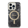 Guess GUBPP14XHMEACSK Θήκη + Ασύρματος Φορτιστής Apple iPhone 14 Pro Max Μαύρη Σκληρή Θήκη, Marble, MagSafe