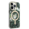 Guess GUBPP14LHJEACSA Θήκη + Ασύρματος Φορτιστής Apple iPhone 14 Pro Πράσινο Hardcase, Jungle, MagSafe