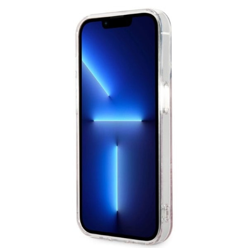 Guess GUBPP14LHJEACSP Θήκη + Ασύρματος Φορτιστής για Apple iPhone 14 Pro, Jungle, ροζ σκληρή θήκη, MagSafe