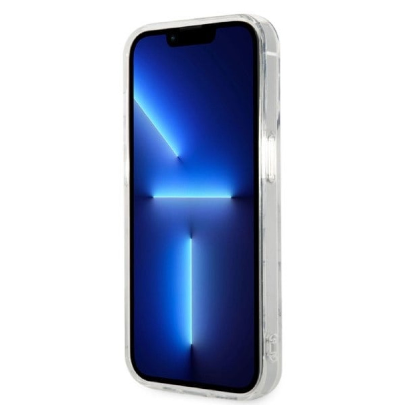 Θήκη Guess GUBPP14LHMEACSH + Ασύρματος Φορτιστής Apple iPhone 14 Pro Λευκή Σκληρή Θήκη, Marble, MagSafe