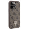 Guess GUHCP13LP4TDSCPW Apple iPhone 13/13 Pro καφέ hardcase, Crossbody 4G Metal Logo