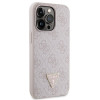 Guess GUHCP13LP4TDSCPP Apple iPhone 13/13 Pro ροζ σκληρή θήκη, Crossbody 4G Metal Logo