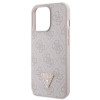 Guess GUHCP13LP4TDSCPP Apple iPhone 13/13 Pro ροζ σκληρή θήκη, Crossbody 4G Metal Logo