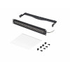 StarTech.com C6APANELSTP241UFT 24-θυρών 1U Patch Panel Διέλευσης, θωρακισμένο Cat6a, RJ45, 19", μαύρο
