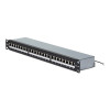 StarTech.com C6APANELSTP241UPD Θωρακισμένο patch panel Cat6A 24 θυρών 1U, 110 punch-down, rackmount, RJ45 STP, 48.3 cm (19"), ασημί