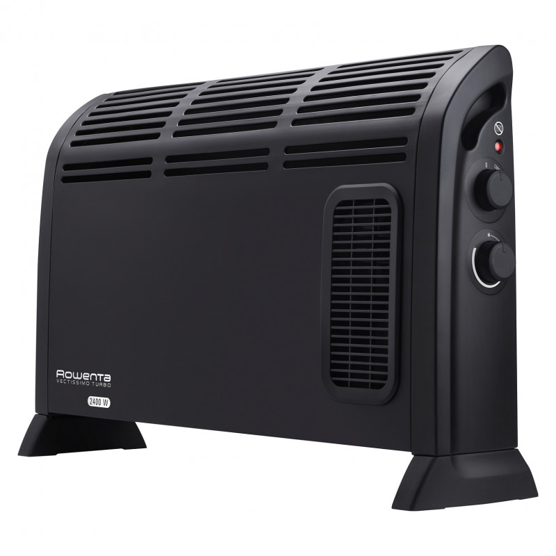 Rowenta Vectissimo Turbo CO3035F1 θερμοπομπός με ανεμιστήρα, 2400 W, μαύρος