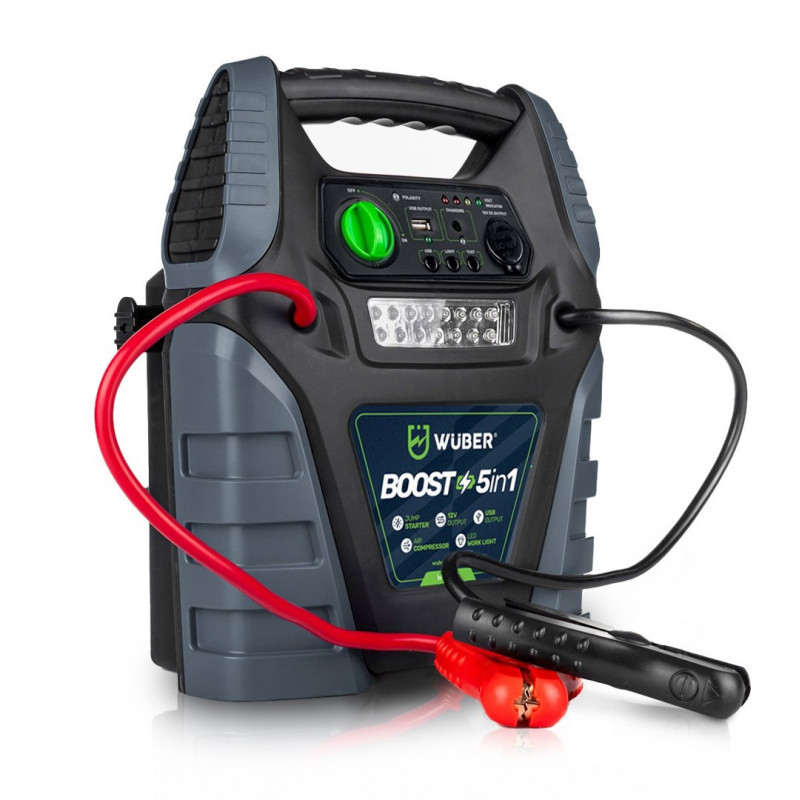 Wuber W14270 φορητός αεροσυμπιεστής 5 σε 1 με λειτουργία εκκίνησης
