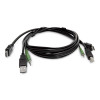 Καλώδιο KVM HDMI StarTech.com SKHDMMKVM-06-TAA συμβατό με TAA, USB 2.0, ήχος 3.5 mm, 1.8 m