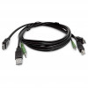 Καλώδιο KVM HDMI StarTech.com SKHDMMKVM-06-TAA συμβατό με TAA, USB 2.0, ήχος 3.5 mm, 1.8 m