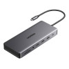 Σταθμός σύνδεσης φορητού υπολογιστή Ugreen Revodok Pro 313 USB-C (15978), UGR1851, 100 W, γκρι