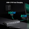 Σταθμός σύνδεσης φορητού υπολογιστή Ugreen Revodok Pro 313 USB-C (15978), UGR1851, 100 W, γκρι