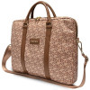 Guess GCube Stripes GUCB15HGCFSEW τσάντα laptop, έως 16", καφέ