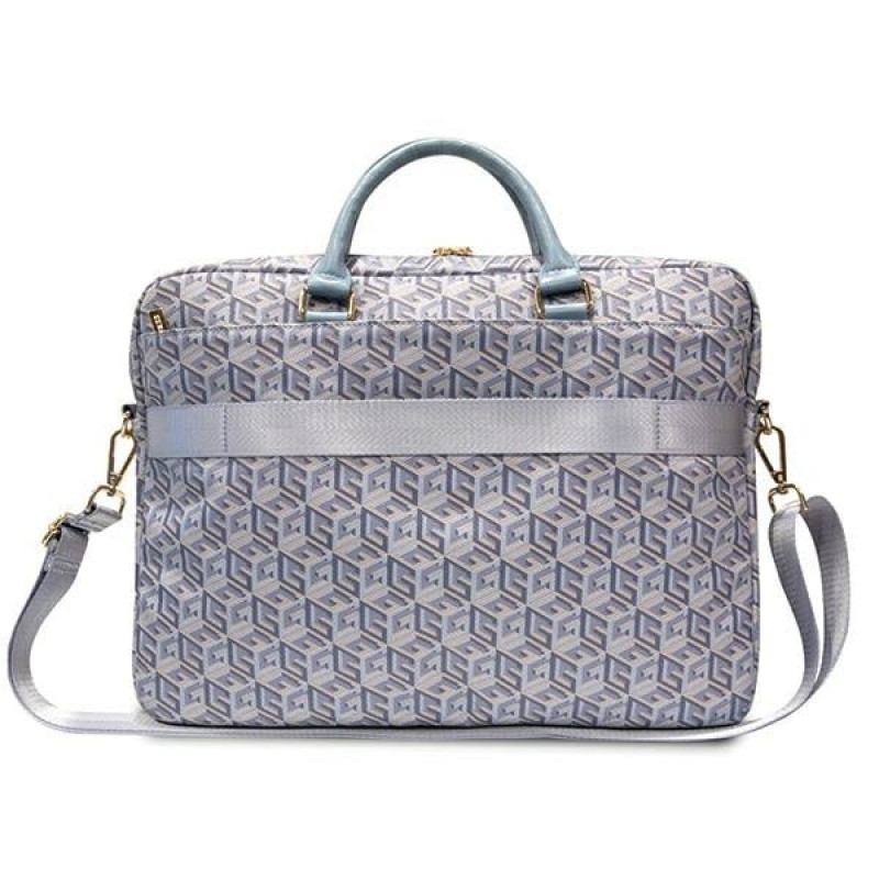 Guess GCube Stripes GUCB15HGCFSEB τσάντα laptop, έως 16", μπλε