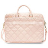 Guess GUCB15ZPSQSSGP Τσάντα φορητού υπολογιστή 16 ιντσών, Quilted 4G, ροζ