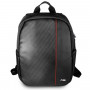 BMW BMBPCO15CAPRBK Σακίδιο πλάτης, 16 ίντσες, μαύρο Carbon Red Stripe