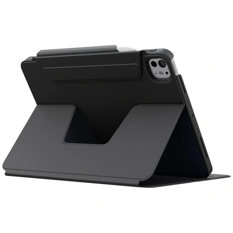 Θήκη tablet UNIQ Rovus Snapmount Magnetic 360 Rotating Detachable για Apple iPad Pro 11 2024, μαύρη