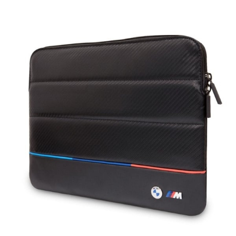 Θήκη Laptop BMW BMCS16PUCARTCBK, 16 ίντσες, μαύρη Carbon Tricolor