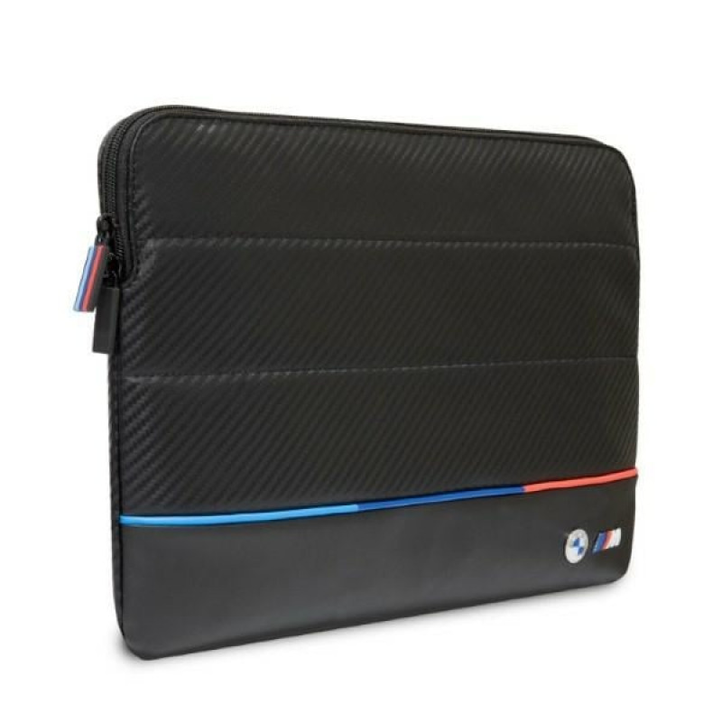 Θήκη Laptop BMW BMCS16PUCARTCBK, 16 ίντσες, μαύρη Carbon Tricolor