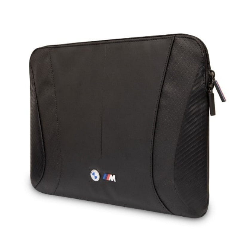 Θήκη Laptop BMW BMCS16SPCTFK, 16 ίντσες, μαύρη Carbon&Perforated