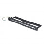 StarTech.com C6PANELSTP241U 24-θυρο 1U κενό keystone patch panel με μπάρα διαχείρισης καλωδίων, 48.3 cm, CAT6A, μαύρο