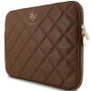Guess Quilted 4G Θήκη Laptop GUCS14ZPSQSSGW 14", καφέ