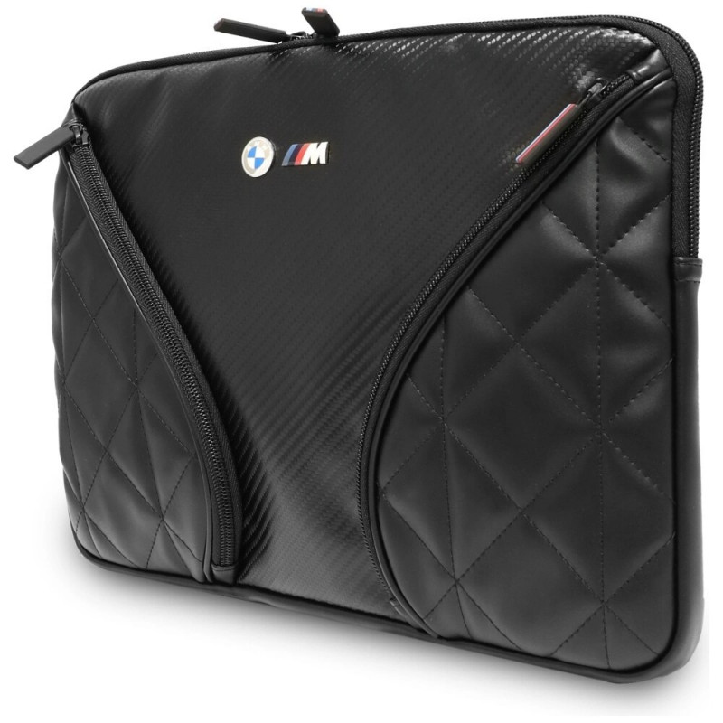 Θήκη Laptop BMW Carbon Pockets & Metal Logo 14", μαύρη
