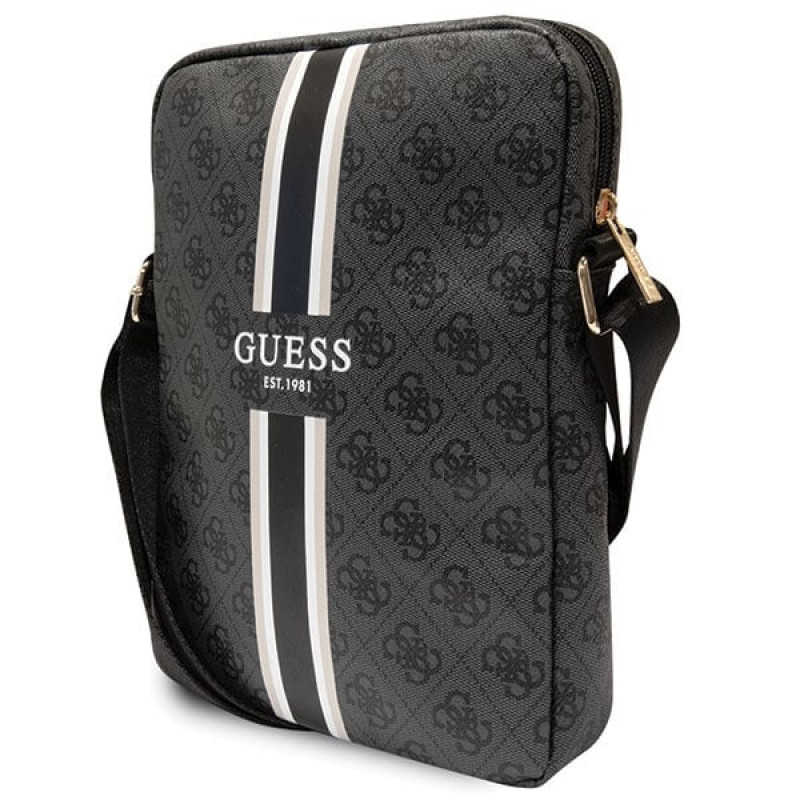 Guess GUTB10P4RPSK 4G Stripes Τσάντα tablet 10", μαύρη