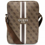 Guess GUTB10P4RPSW 4G Stripes Τσάντα για tablet 10", καφέ