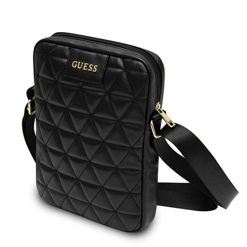 Guess GUTB10QLBK Quilted Τσάντα για Tablet 10", μαύρη