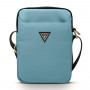 Θήκη tablet Guess GUTB10NTMLLB Nylon Triangle Logo για tablet έως 10.2", μπλε