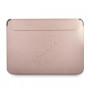 Θήκη Guess GUCS13PUSASPI Saffiano Script για φορητό υπολογιστή 13", ροζ