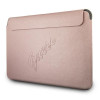 Θήκη Guess GUCS13PUSASPI Saffiano Script για φορητό υπολογιστή 13", ροζ