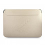 Θήκη Guess GUCS13PUSASLG Saffiano Script για φορητό υπολογιστή 13" laptop, χρυσή